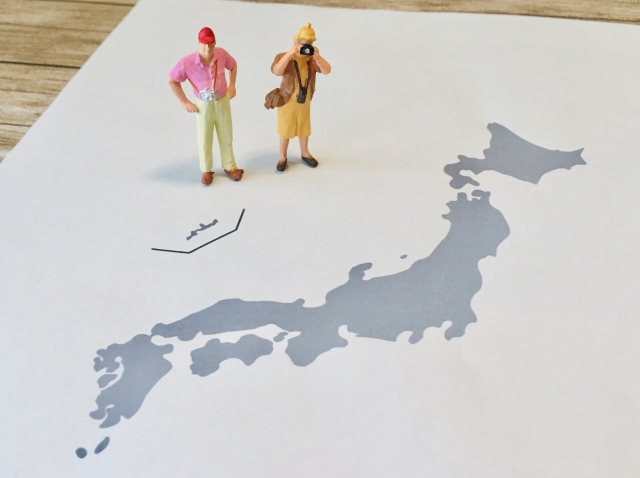 旅行ツアー　日本地図