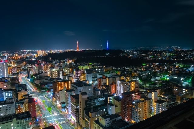 仙台市夜景