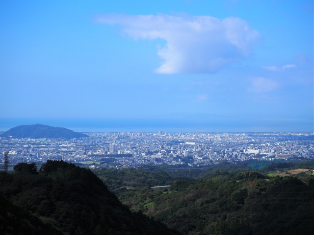 三島・沼津市内一望