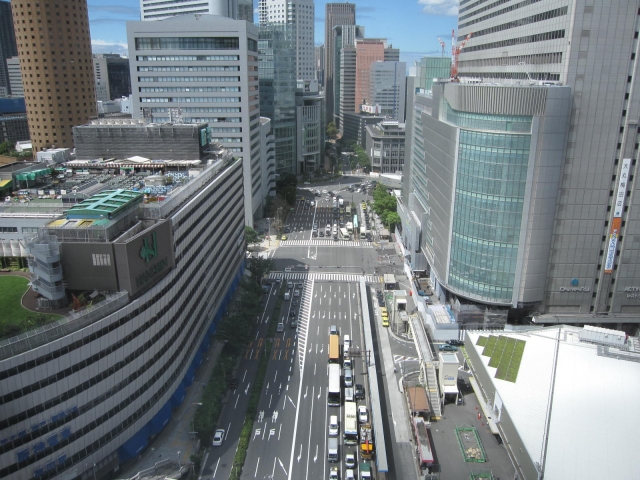 大阪梅田中心部