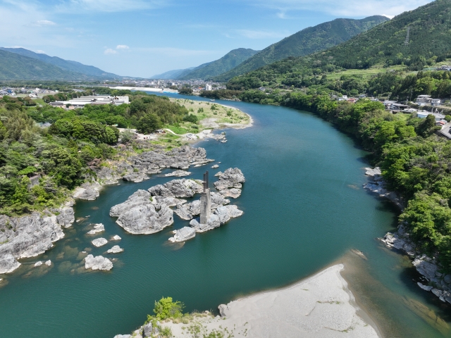 徳島県東みよし町吉野川