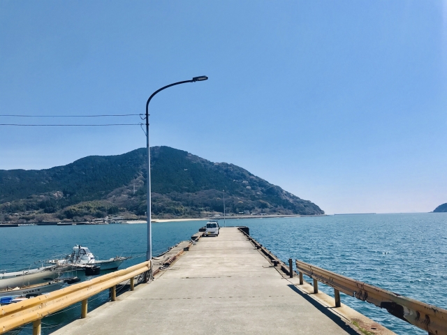 山口県防府市の海